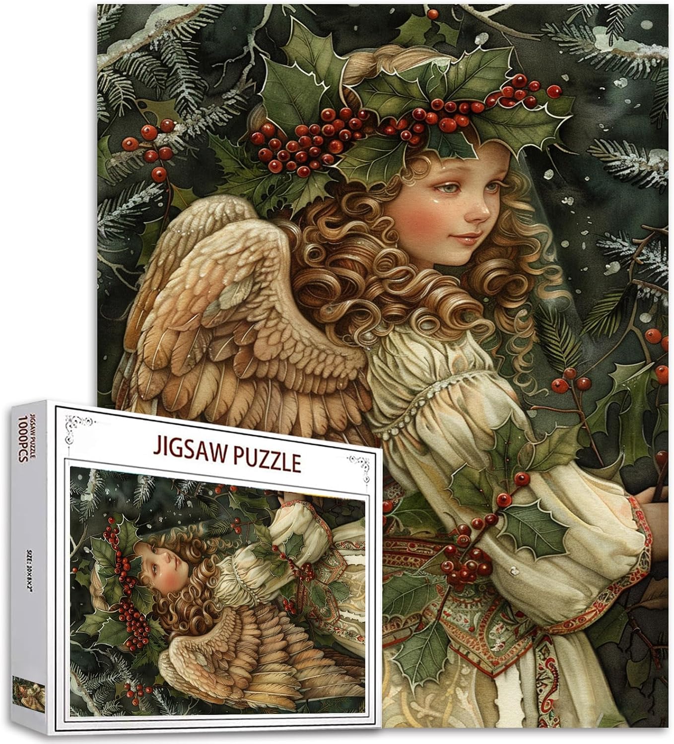 Christmas Vintage Angel Jigsaw Puzzles