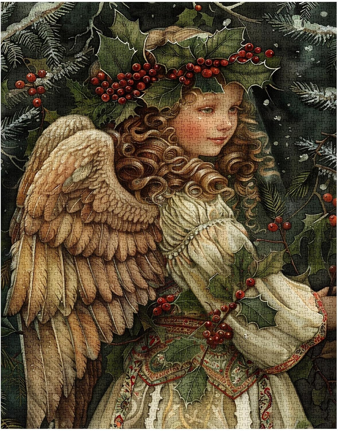 Christmas Vintage Angel Jigsaw Puzzles