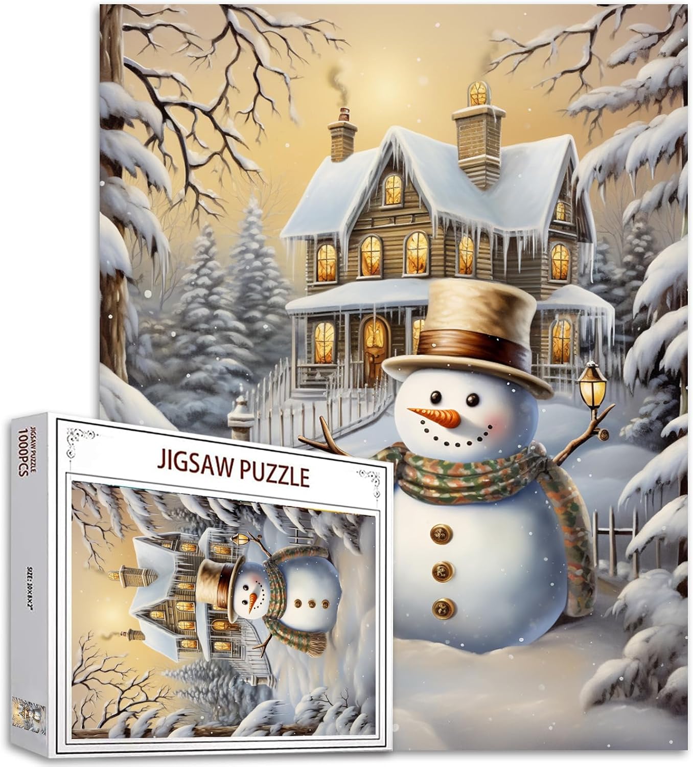 Winter Joy Snowman Jigsaw Puzzles