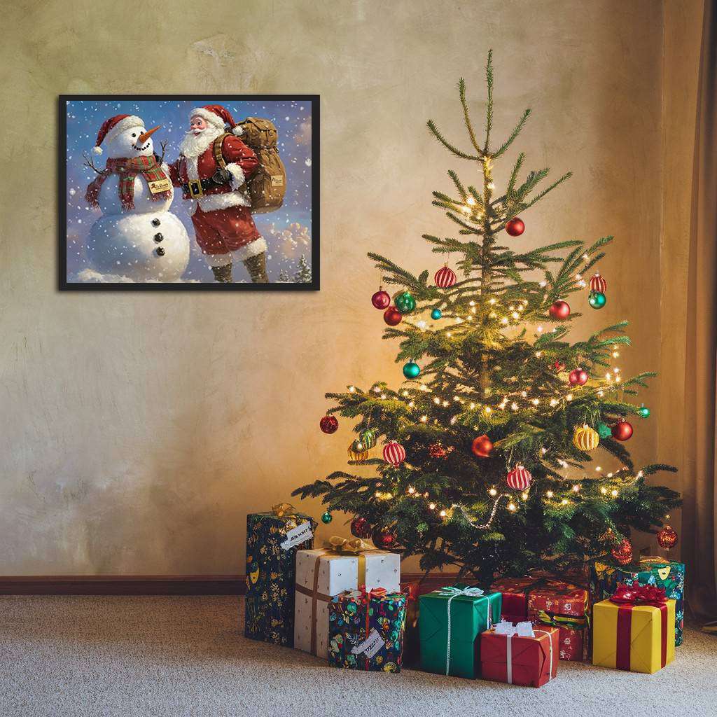 Christmas Paint by Numbers Decor