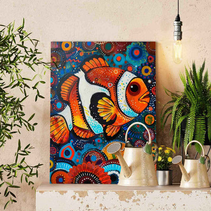 Clownfish Fantasy Reef Paint by Numbers