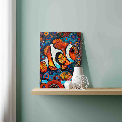 Clownfish Fantasy Reef Paint by Numbers