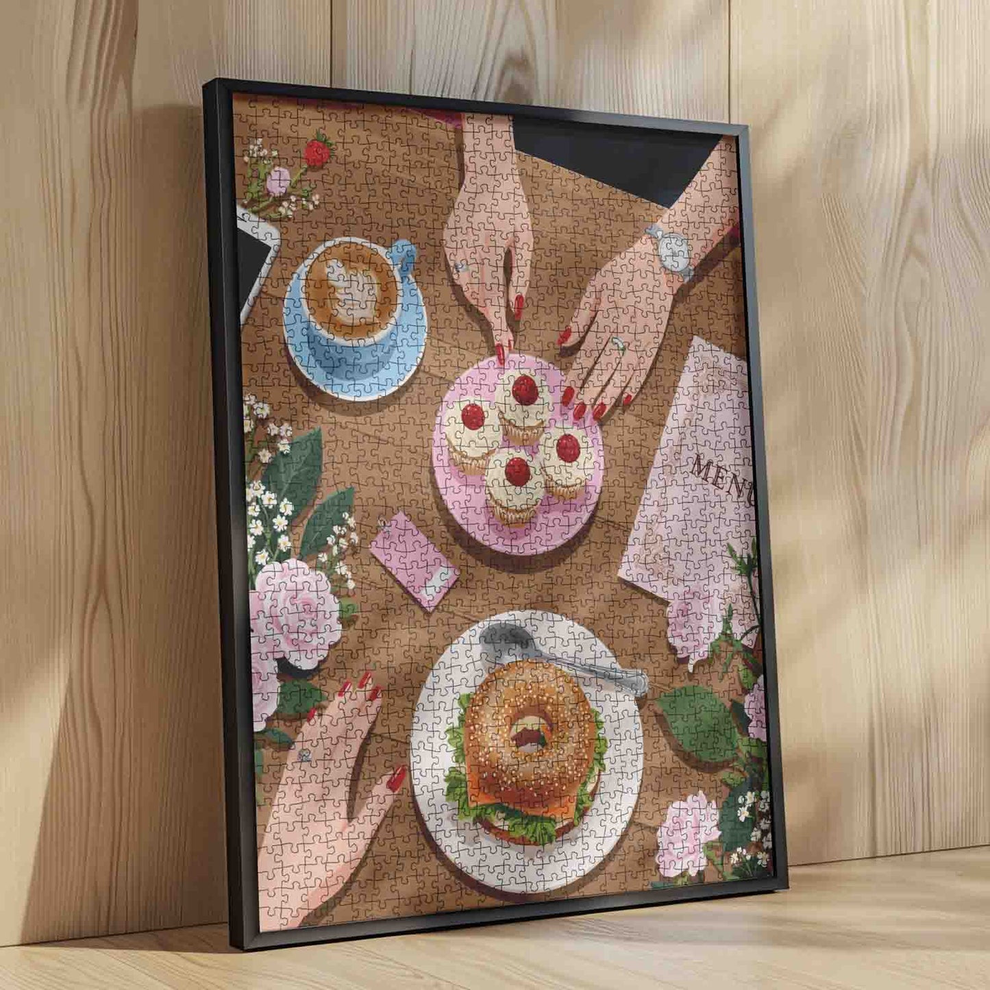 Coffee Date Delight Jigsaw Puzzle