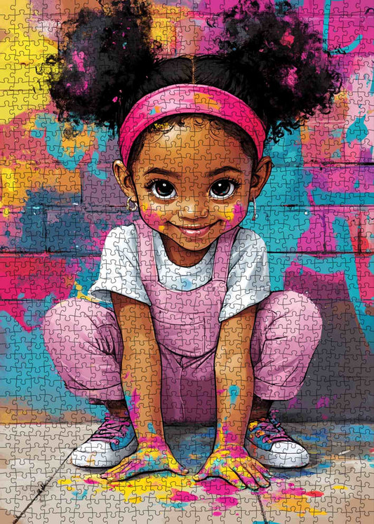 Color Splash Little Artist Jigsaw Puzzle