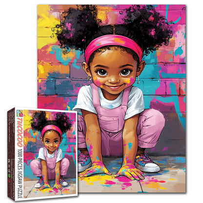 Color Splash Little Artist Jigsaw Puzzle