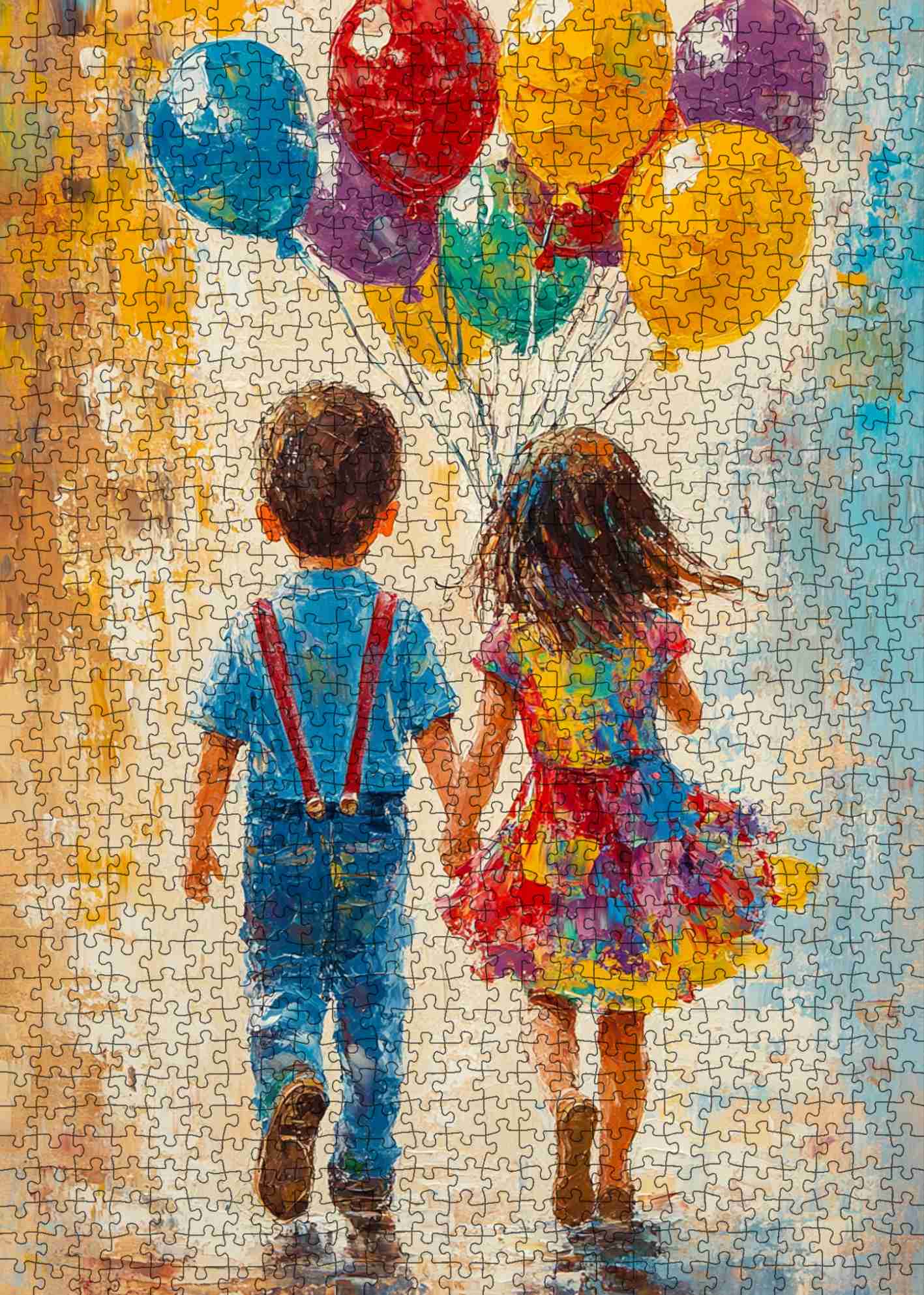 Colorful Journey Together Jigsaw Puzzle