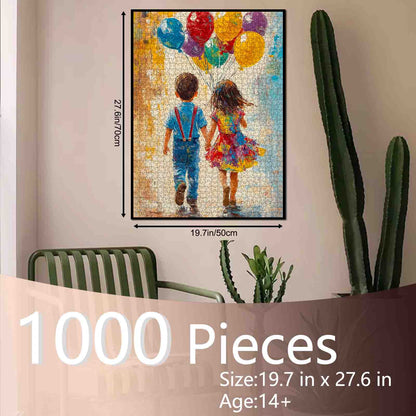 Colorful Journey Together Jigsaw Puzzle