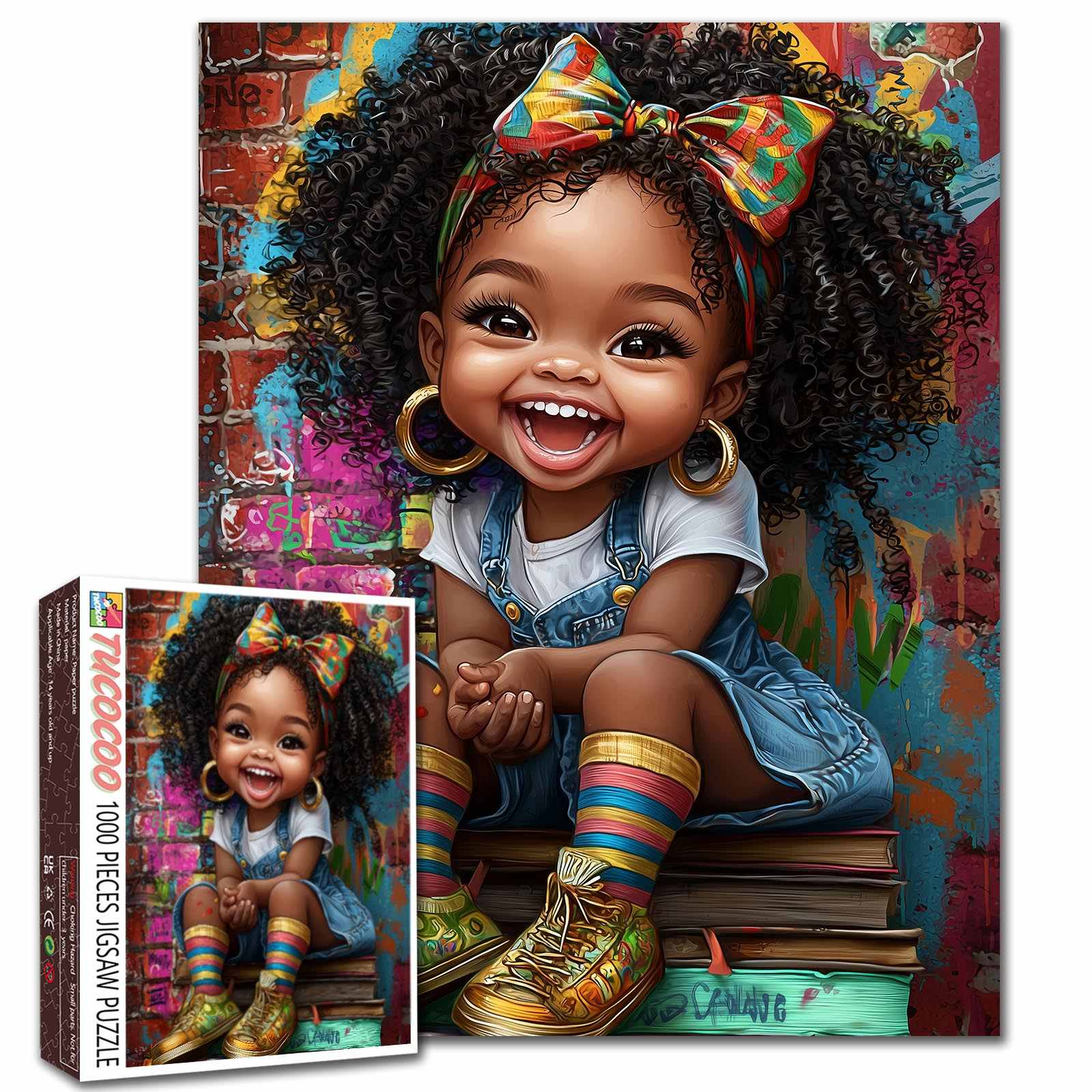 Colorful Little Fashionista Jigsaw Puzzle