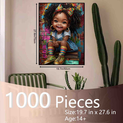 Colorful Little Fashionista Jigsaw Puzzle