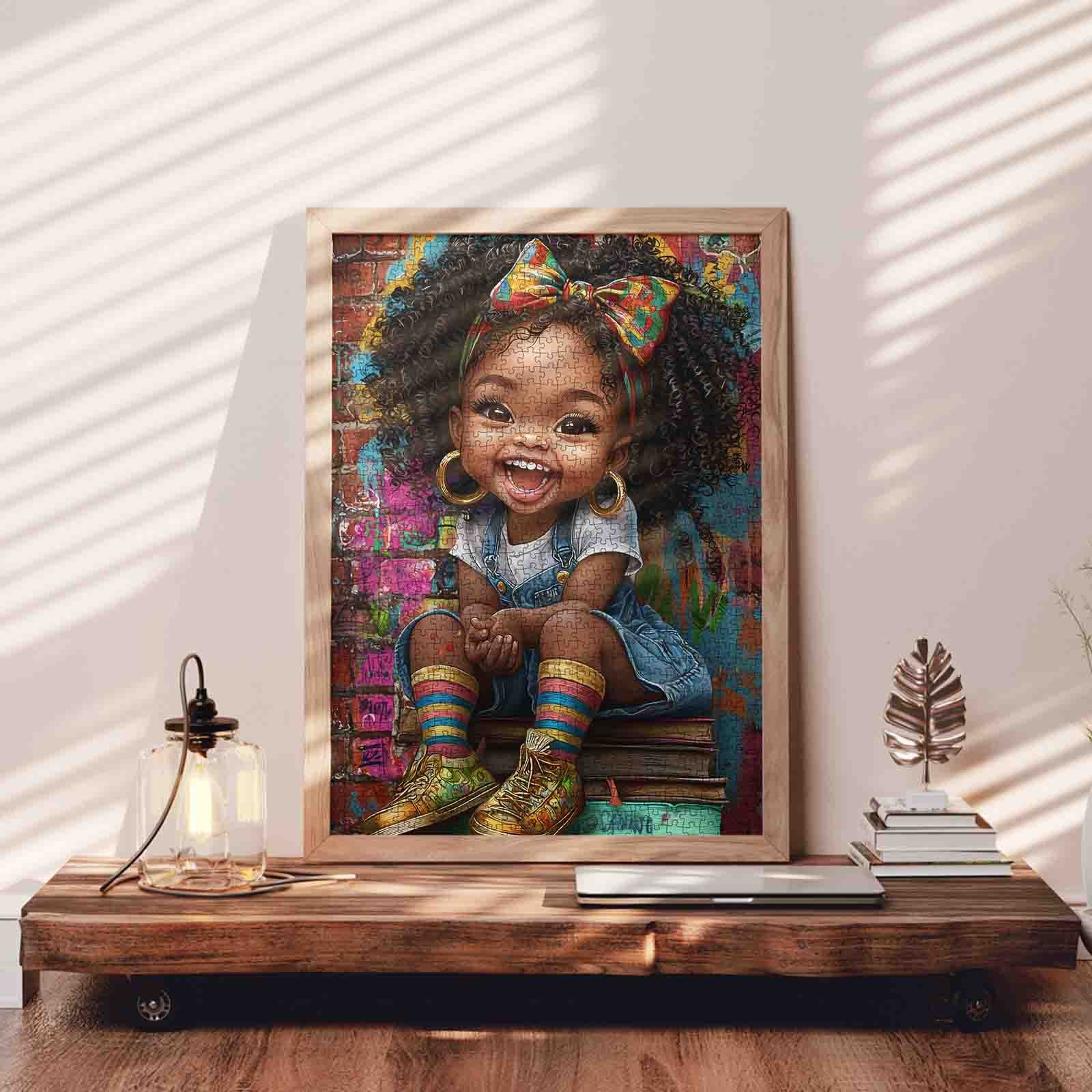 Colorful Little Fashionista Jigsaw Puzzle