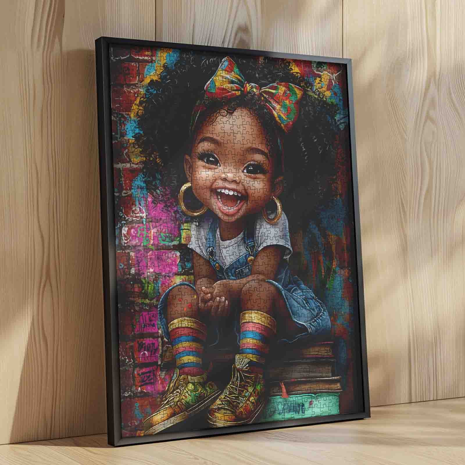 Colorful Little Fashionista Jigsaw Puzzle