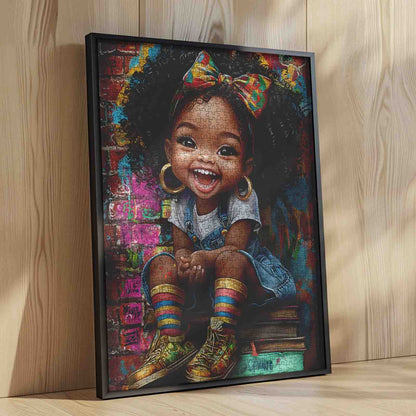 Colorful Little Fashionista Jigsaw Puzzle