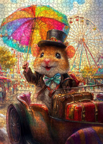 Colorful Mouse Adventure Jigsaw Puzzle