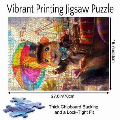 Colorful Mouse Adventure Jigsaw Puzzle