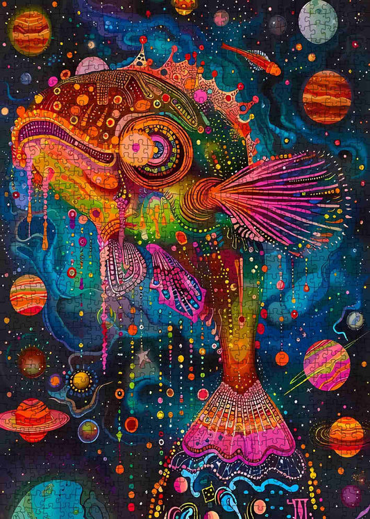 Cosmic Fish Jigsaw Puzzle