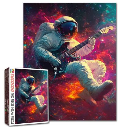 Cosmic Guitar Astronaut Jigsaw Puzzle