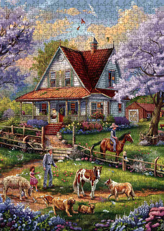 Countryside Home Jigsaw Puzzle