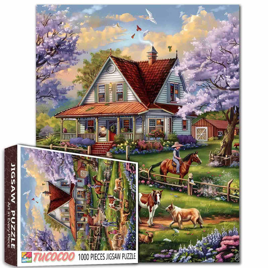Countryside Home Jigsaw Puzzle