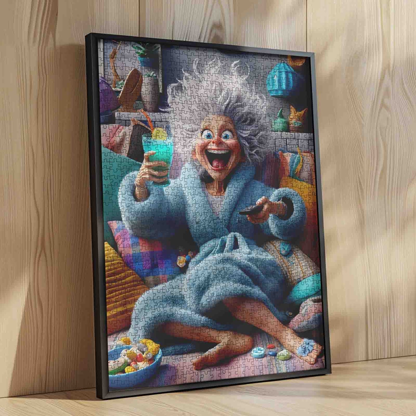 Cozy Chaos Granny Jigsaw Puzzle