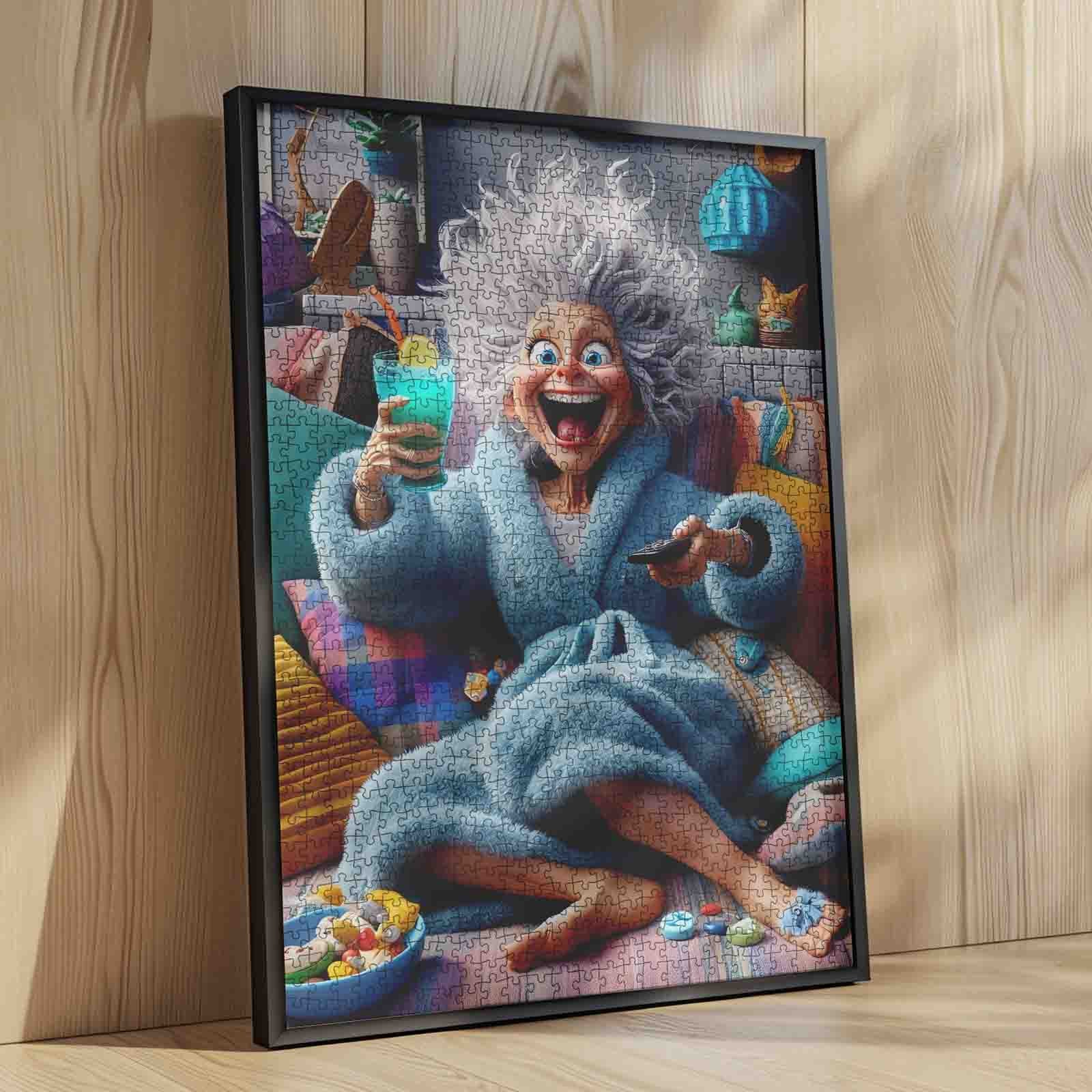 Cozy Chaos Granny Jigsaw Puzzle