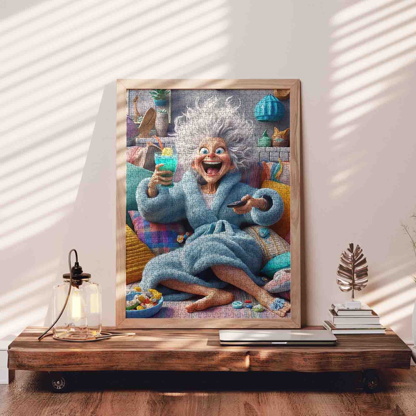 Cozy Chaos Granny Jigsaw Puzzle