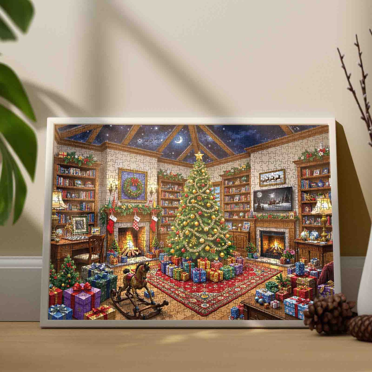 Cozy Christmas Eve Jigsaw Puzzle