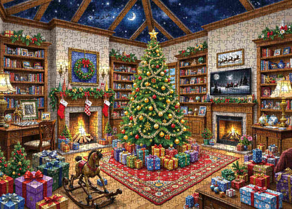 Cozy Christmas Eve Jigsaw Puzzle