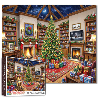 Cozy Christmas Eve Jigsaw Puzzle