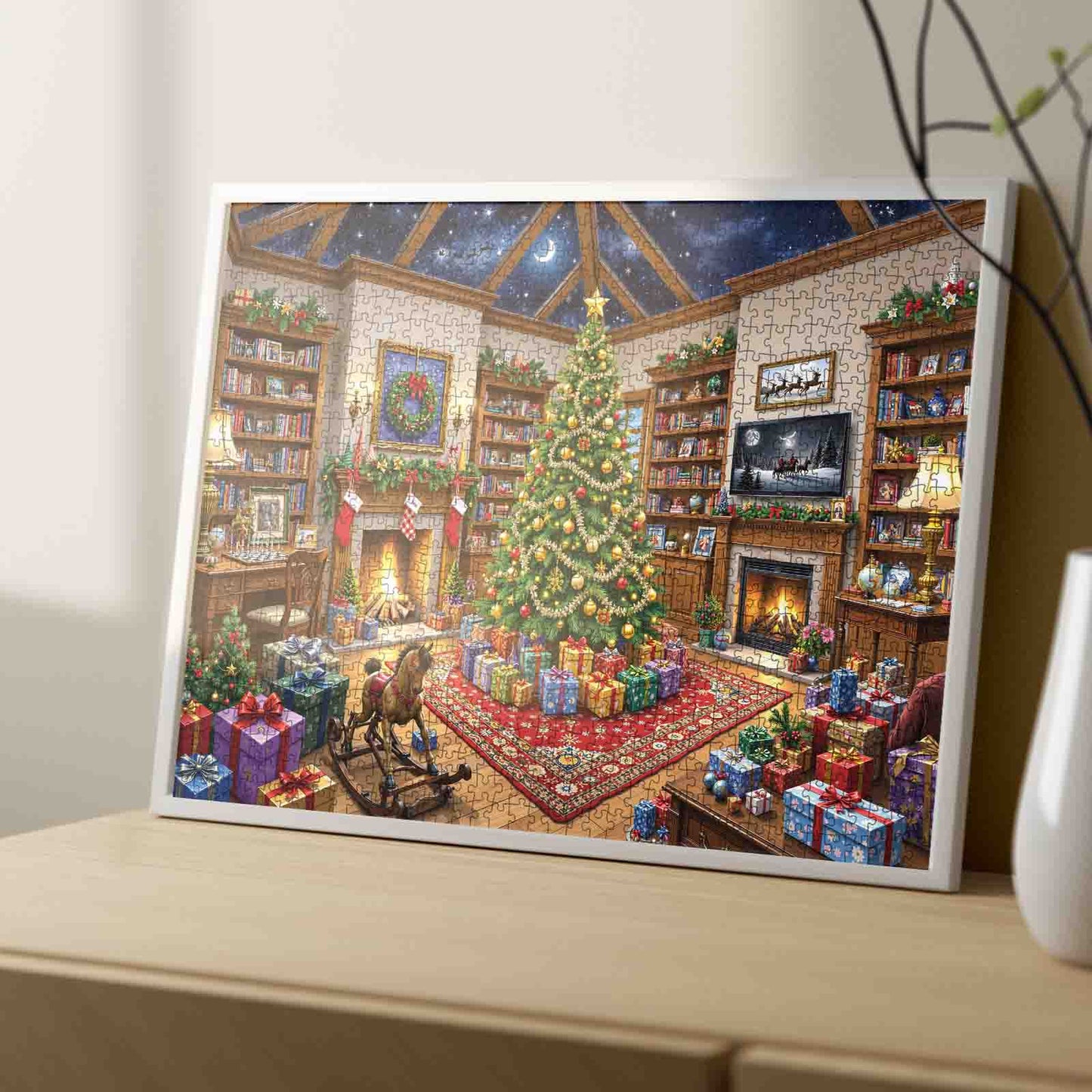 Cozy Christmas Eve Jigsaw Puzzle