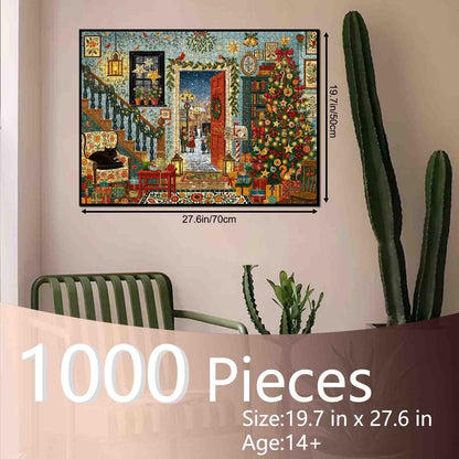 Cozy Christmas Homecoming Jigsaw Puzzle
