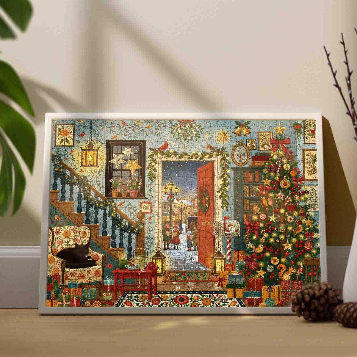 Cozy Christmas Homecoming Jigsaw Puzzle