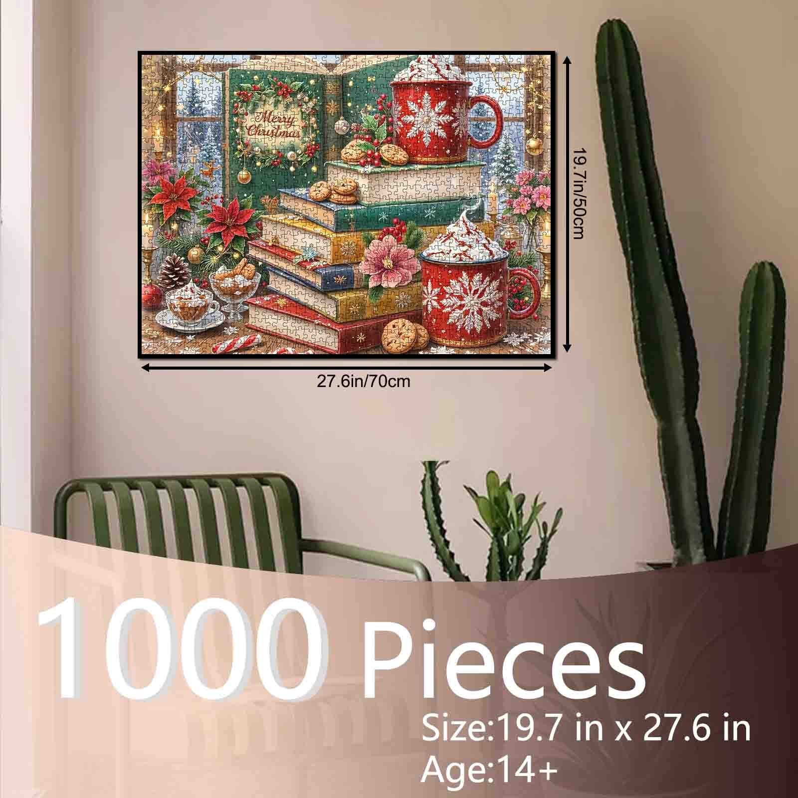 Cozy Christmas Reading Corner Jigsaw Puzzle