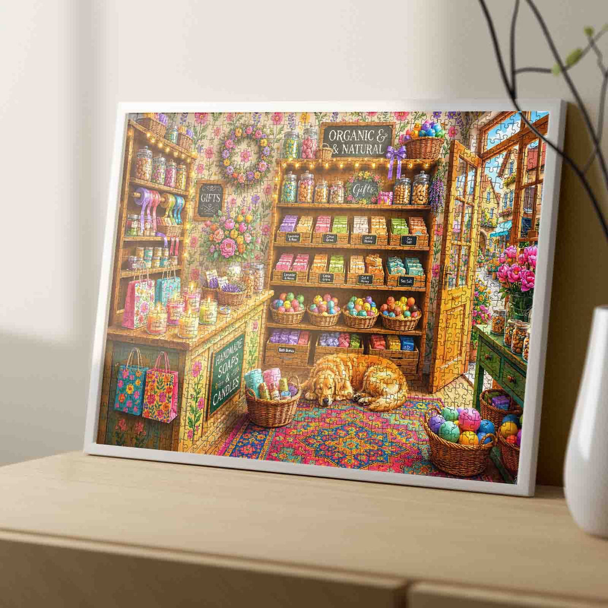 Cozy Country Gift Shop Jigsaw Puzzle