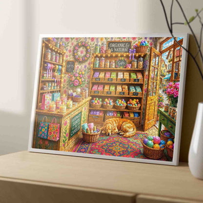 Cozy Country Gift Shop Jigsaw Puzzle