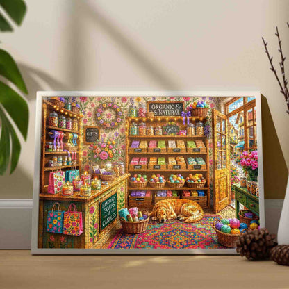 Cozy Country Gift Shop Jigsaw Puzzle
