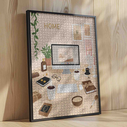 Cozy Home Office Jigsaw Puzzle