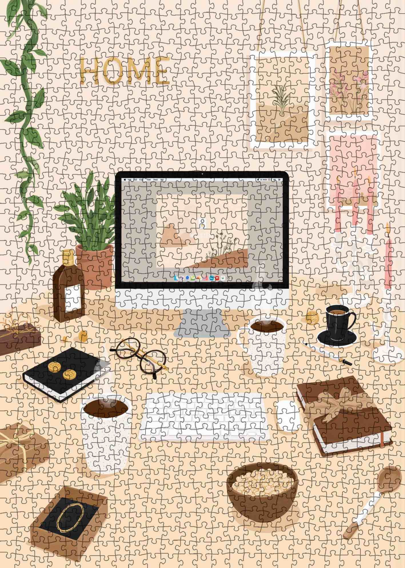 Cozy Home Office Jigsaw Puzzle
