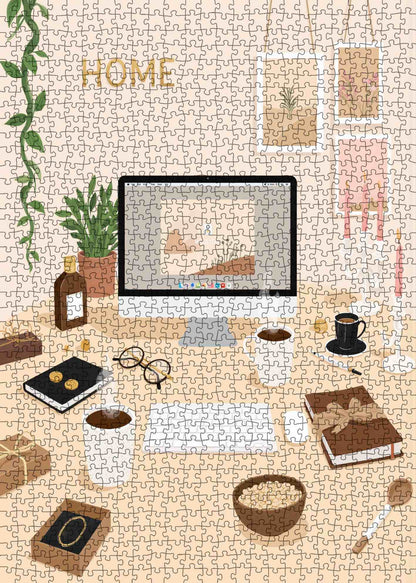Cozy Home Office Jigsaw Puzzle