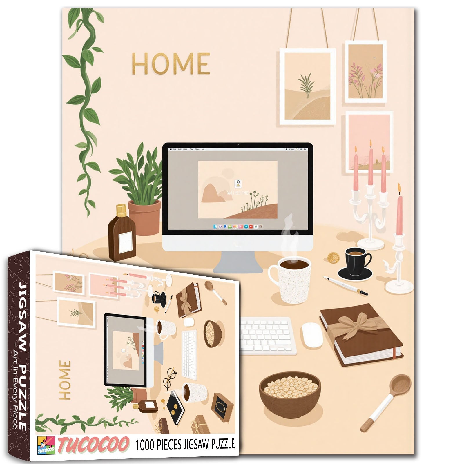 Cozy Home Office Jigsaw Puzzle