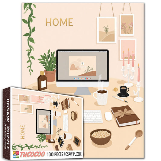 Cozy Home Office Jigsaw Puzzle