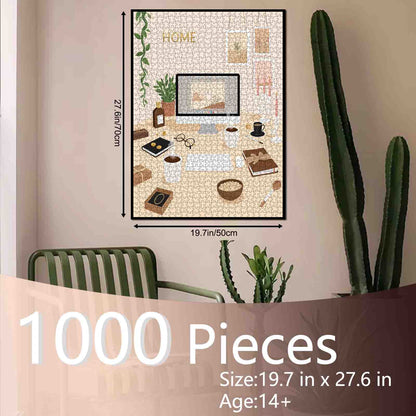 Cozy Home Office Jigsaw Puzzle