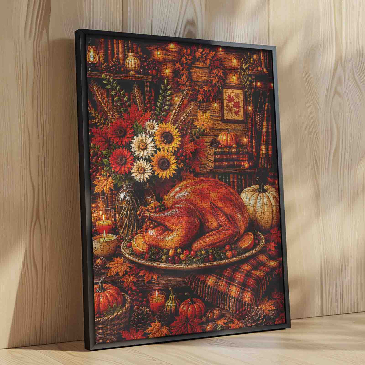 Cozy Thanksgiving Feast Jigsaw Puzzle