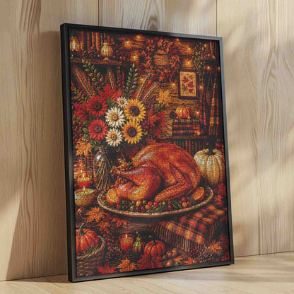 Cozy Thanksgiving Feast Jigsaw Puzzle