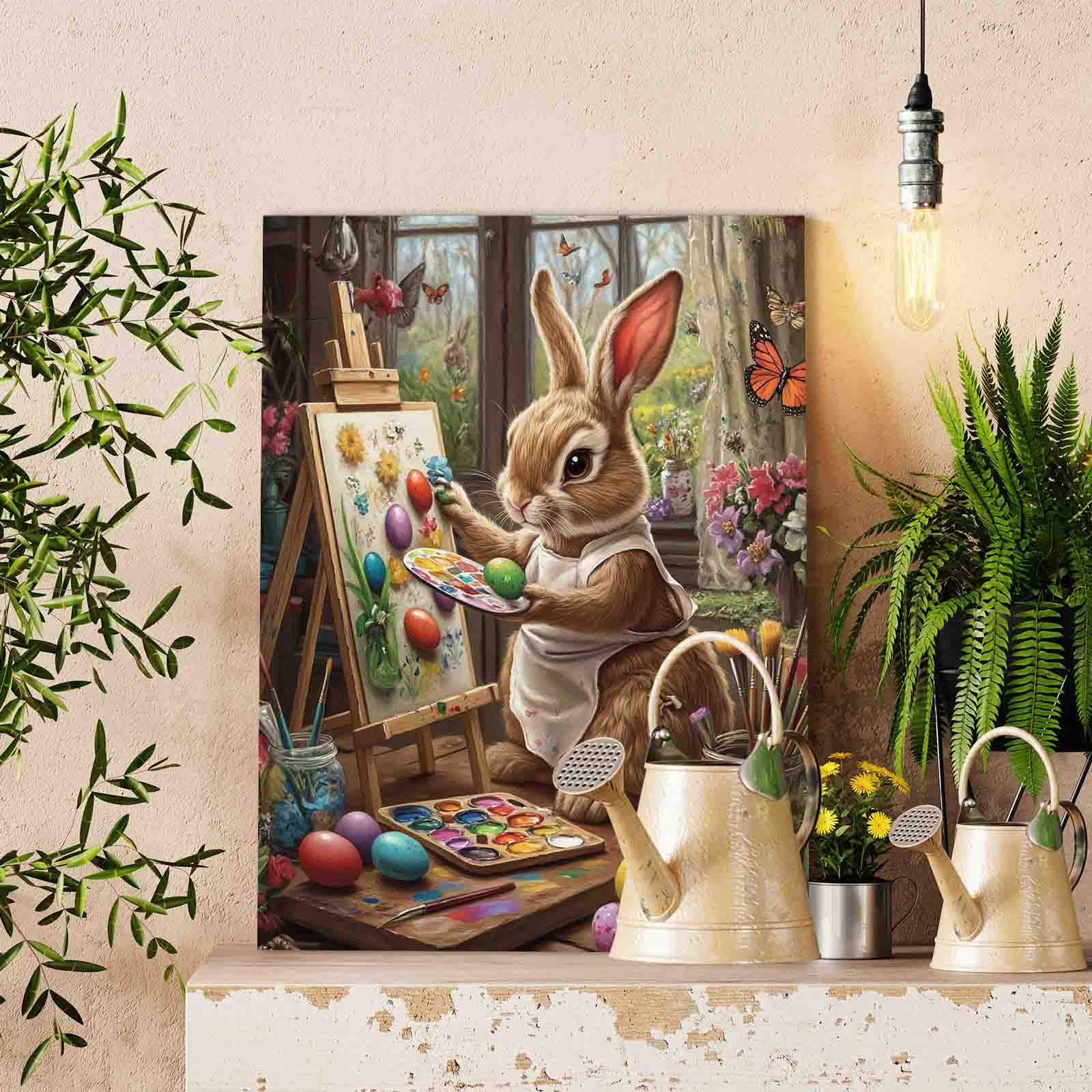 Creative Bunny Artist Paint by Numbers