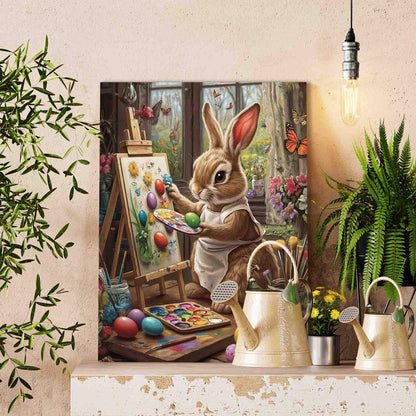 Creative Bunny Artist Paint by Numbers