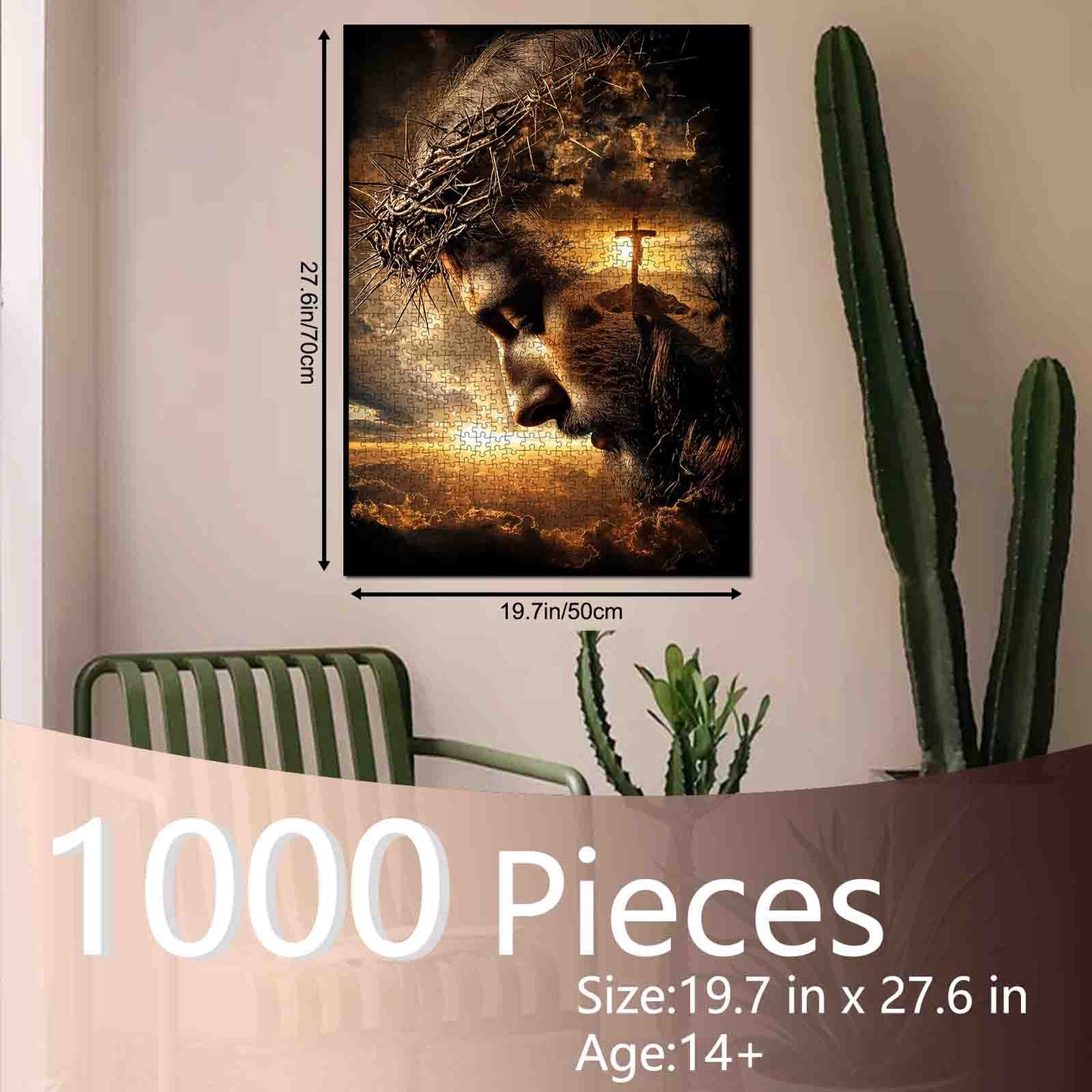 Crowned Savior Faith Jigsaw Puzzle