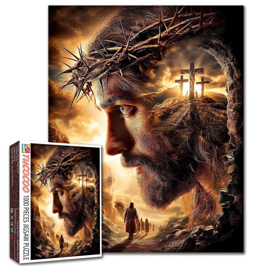 Crown of Thorns Path to Calvary Jigsaw Puzzle