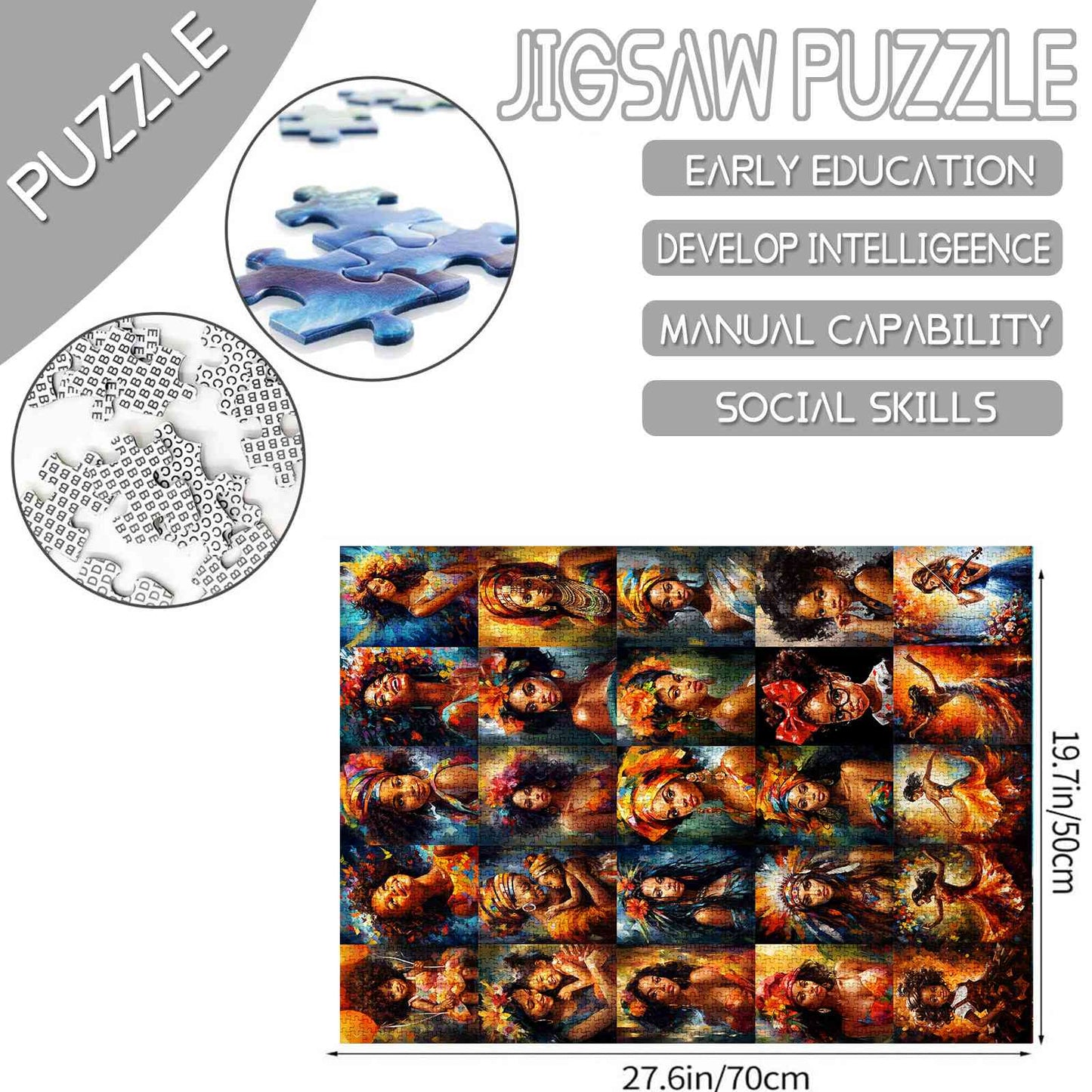 Expressions of Beauty Jigsaw Puzzles