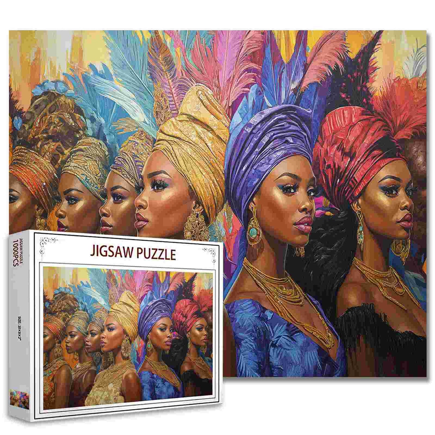 Elegant African Women Jigsaw Puzzle