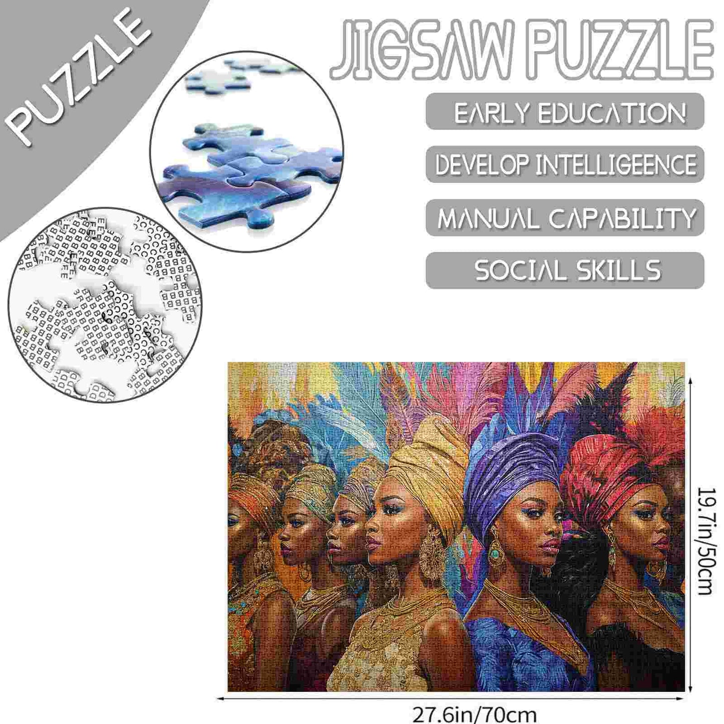 Elegant African Women Jigsaw Puzzle